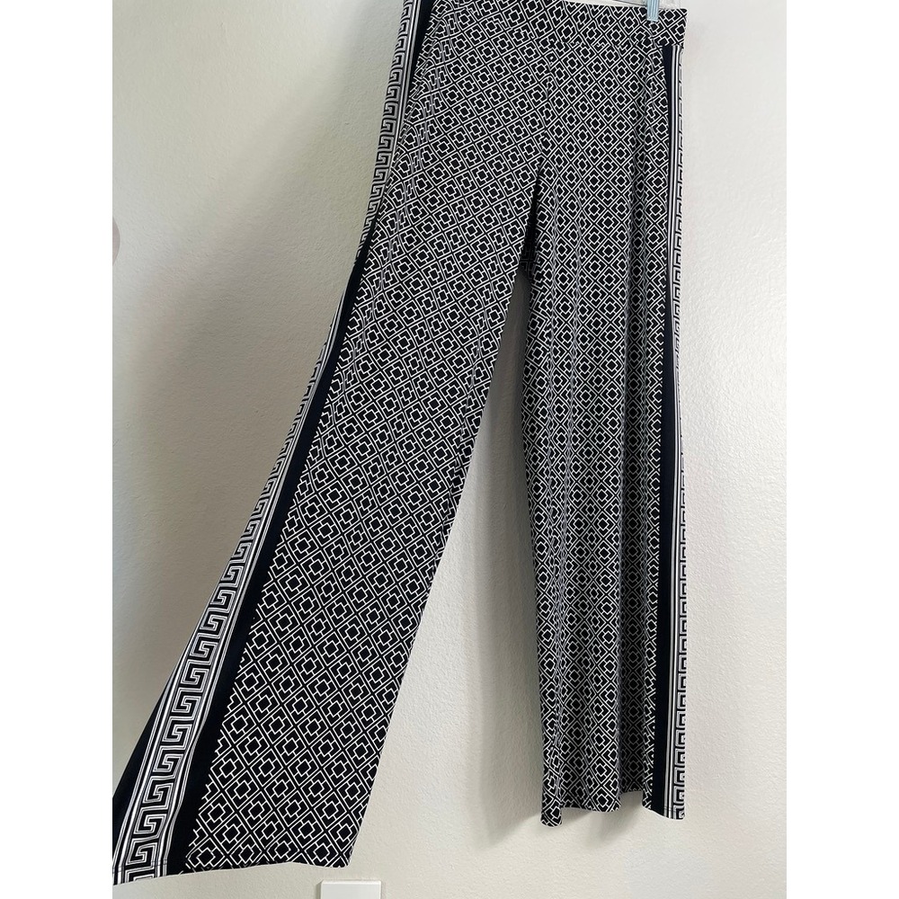 WHITE HOUSE BLACK MARKET WHBM Medium Jersey Stretch Knit Palazzo Wide‎ Leg Pants
